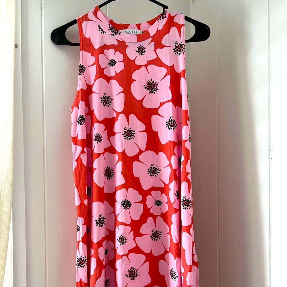 Classic Ava sky tank dress